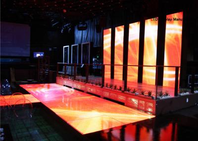 China IP65 Slim LED Portable Dance Floor Hire Full Color With CE ROHS UL for sale