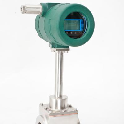 China AVS100 Gas/Vapor/Air/Liquid Vortex Flow Meter For Methanol 2 Inch Line With Pulse Output for sale