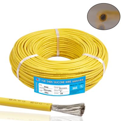 China High 8 A.W.G. Flexible Silicone Cable Heating Wire electric free sample for sale