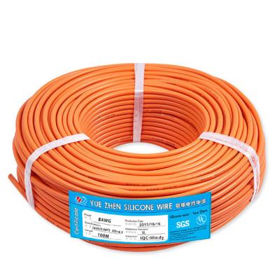 China Tinned Copper Wire High Voltage Flexible Silicone 8awg Automotive Heating Cable for sale