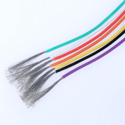 China Factory direct battery 0.5mm2 copper wire heating cord colored cable insulation solid sample for sale