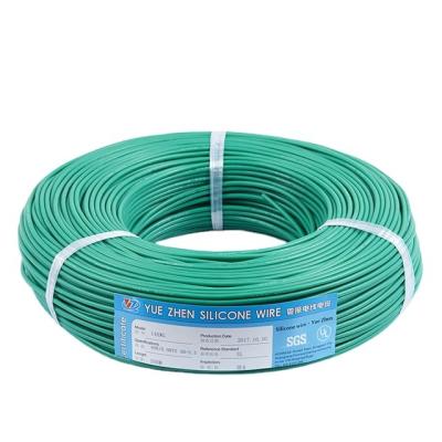 China Free Sample Various Oxygen Free Copper Wire 14AWG PVC Or Silicone Cable High Temperature Heating Wire for sale