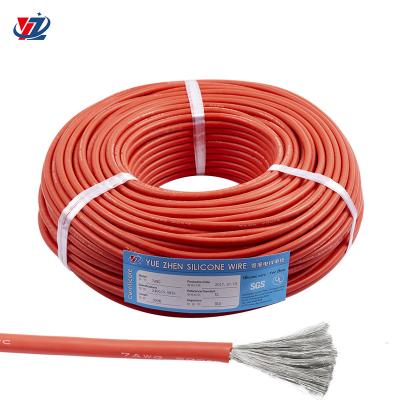 China 12mm Stranded 7AWG High Temperature Copper Wire Silicone Heating Cable for sale