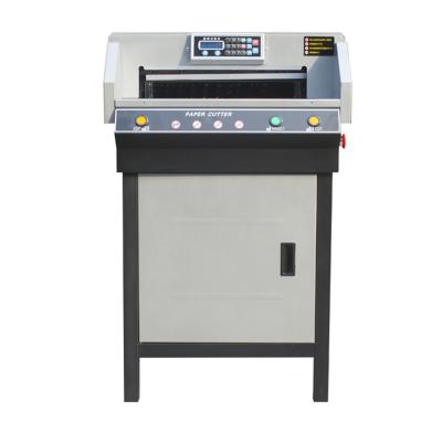 China Hotels high precision automatic hydraulic paper cutter guillotine/paper cutter/paper cutting machine for sale