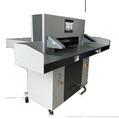 China Hotels Hydraulic Paper Cutter with Table and Air Table Guillotine Side Paper Cutting Machine 800mm for sale