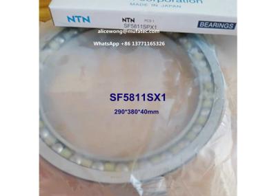 China SF5811 SF5811SPX1 excavator bearing nylon cage angular contact ball bearing 290*380*40mm for sale