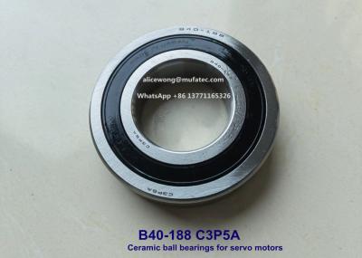 China B40-188 C3P5A hybrid ceramic ball bearing high speed servo motors 40*80*18mm for sale