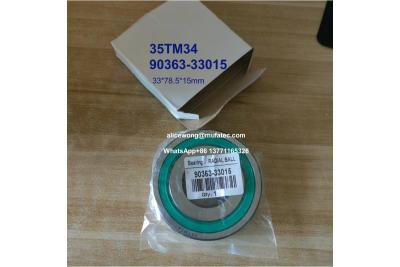 China 35TM34 90363-33015 Toyota gearbox bearings special ball bearings for Toyota spare part replacement 33*78.5*15mm for sale