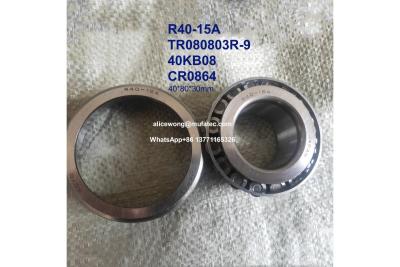 Κίνα R40-15A TR080803R-9 40KB08 CR0864 Isuzu Hyundai ρουλεμάνια τροχών 40x80x30mm Inch Taper Roller Bearings προς πώληση