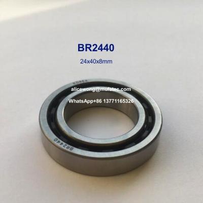 Cina BR2440 cuscinetti a sfera da 24x40x8 mm con precisione P0 per applicazioni di sterzo automobilistico in vendita