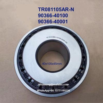 Китай TR081105AR 90366-40100 90366-40001 Конечные роликовые подшипники 40x105x45 мм Автомобильные подшипники для перевода продается