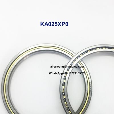 Chine KA025XP0 Thin Section Bearings 63.5x76.2x6.35mm P0 Precision Brass Cage Ball Bearings à vendre