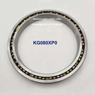 中国 KG080XP0 薄切断ベアリング 203.2x254x25.4mm,P0,ブラスケージ,シールなし 販売のため