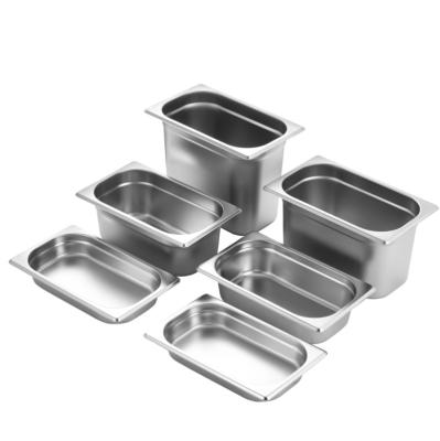 China Multifunctional American Style Restaurant Supplies Food Container Stainless Steel Gastronorm Pan Hotel Food Pan GN Pan for sale