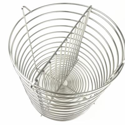 China Commercial Food Equipment Factory Small Kitchen Cooking Tool Hot Dog Mesh Fried Basket for sale