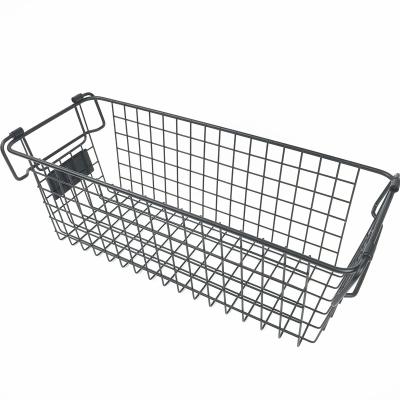 China Factory wholesale price viable custom multifunctional stackable metal fruits vegetable storage basket wire mesh storage baskets for sale