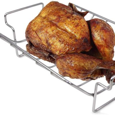 China Wholesale Dustproof Non-Stick Stainless Steel Barbecue Grill For Roasting Turkey And Various Ingredients for sale