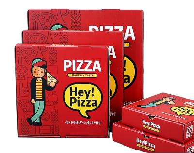 China Cheap recyclable pizza box for delivery and sale for sale