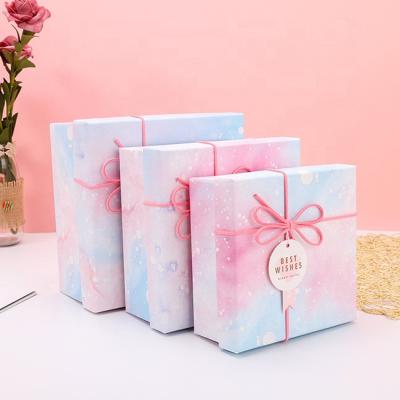 China Recyclable Luxury Christmas Gift Box Paper Gift Box For Gift Package for sale