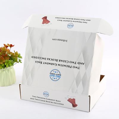 China Corrugated Paper Type Recyclable Cardboard Shipping Box Custom Ads for sale