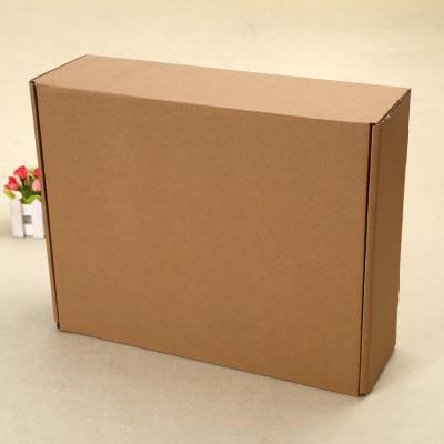 China Recyclable Free Samples Square Corrugated Cardboard Mailer Box Customized Kraft Packaging Box for sale