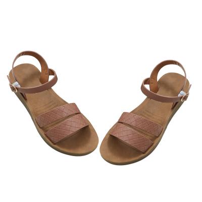 China 2022 New Style Trend Fashion Buckle Sandals Beach Slippers External Use One Line Ladies Fashionable Women's Sandals for sale