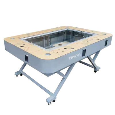 China 55 Inch 6 Player Folding Fish Game Table Foldable Fish Game Cabinet 6 Stations Fishing Game Machine FGC-6-55-7 for sale