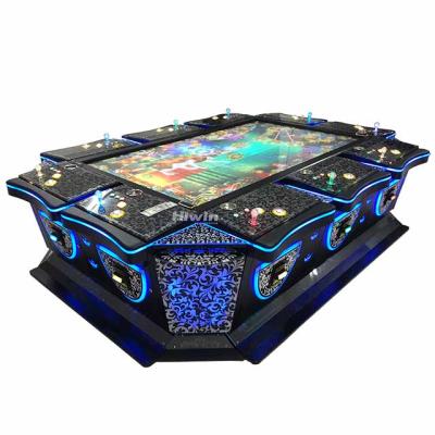 China 10 Player 86 Inch Deluxe Fish Game Cabinet Fishing Game Machine Fish Game Table FGC-10-86-01 for sale