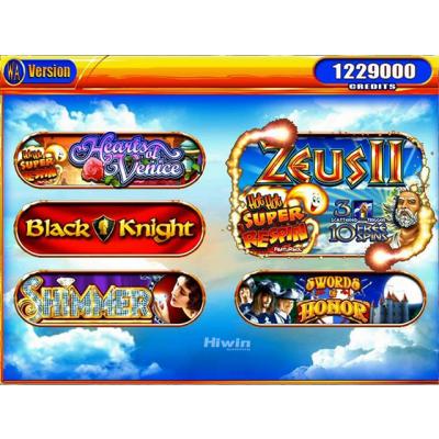 China Multi Game 5 In 1 Slot Game Board Zeus 2 Slot Game Machine HW-SG-03-5-4 for sale