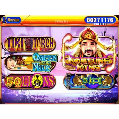 China Multi Game 5 in 1 Slot Game Board Fortune King Slot Game Machine HW-SG-03-5-1 for sale