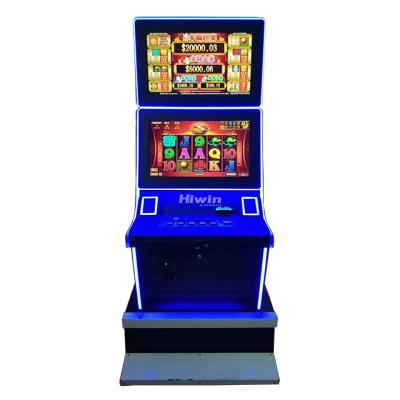 China 2020 Popular Game Cabinet Dual Screen Slot Game Machine Cabinet HW-SGC-02-215-2 for sale