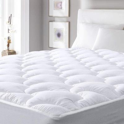 China Breathable And Super Waterproof Soft Protector Quilted Fitted Mattress Pad for sale