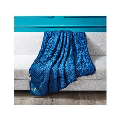 China Portable Factory Manufactured Adult Luxury Cotton Weighted Blanket For Winter for sale