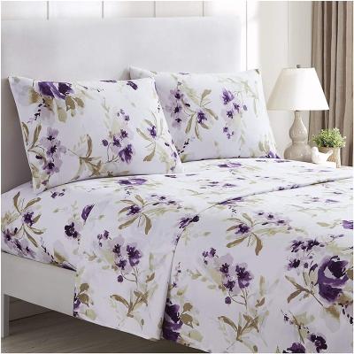 China Folded Luxury Customized Home Textile Duvet Quilt Cover Bedding Set Brushed Microfiber Bedding - Wrinkle, Fade, Stain Resistant for sale