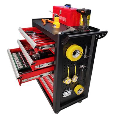 China Professional Heavy Duty Mechanical Metal 7 Drawer Car Repair Garage Workshop Storage Roller Tool Cabinet with Tool Kit for sale