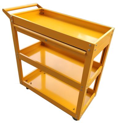 China Durable three-layer multifunctional tool cart with drawers for sale