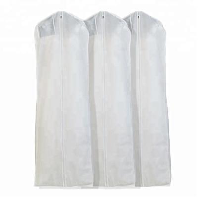 China Long Garment Sustainable Garment Cover Bridal Wedding Dress Storage Bag for sale