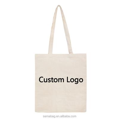 China Sustainable Shopping Promotion Cotton Canvas Tote Bag With Your Logo for sale