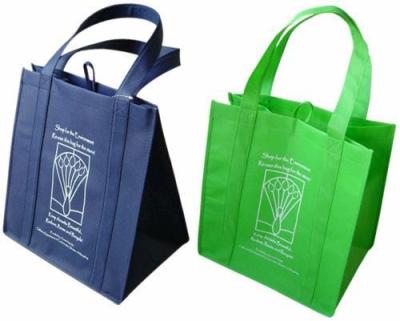 China Handled Customize Long To Handle Non Woven Shopping Totes for sale