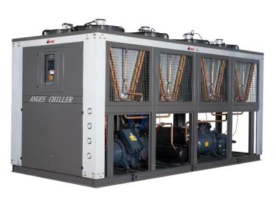 China Bitzer Screw Type Air Cooled Chiller R22/R134a/R407c/R410a Finned Copper Condenser for sale