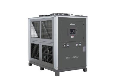 China Air Cooled Copper Tube Industrial Water Chiller PLC Control System R22/R407C/R134a Refrigerant for sale