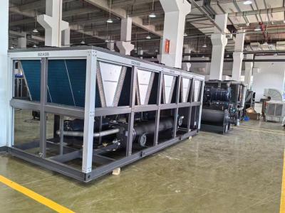 China Chiller de parafusos refrigerados a ar de 150 HP Chillers de água para processos industriais para máquinas de moldagem por injecção múltipla à venda