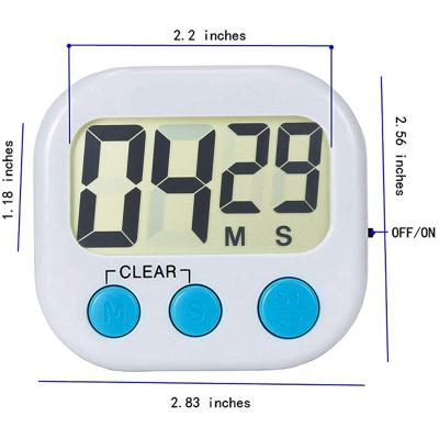 China Sustainable Good Quality Study Timer Kitchen Digital Timer Timers Magnetic for sale