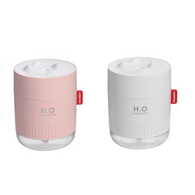 China Competitive Price 500ml Car New Portable Ultrasonic Air Purifier Usb Snow Mountain Humidifier for sale