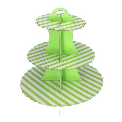 China Disposable Paper Cake Stand Party Or Decoration 3 Types Size Cake Stand Tools for sale