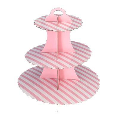 China Disposable Best Quality Sell Well Cake Stand Small Large Medium Cake Paper Holder for sale