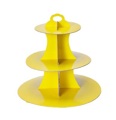 China Factory direct supply reasonable price disposable 3 layers cake paper stand for party decoration for sale