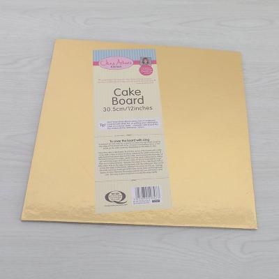 China Best Selling Customized Square Disposable Dessert Board 5mm Cake Dometic Paper Board for sale