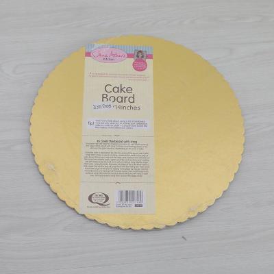 China Factory price disposable gold wedding paper cake board exquisite lower price and high quality cake board for sale