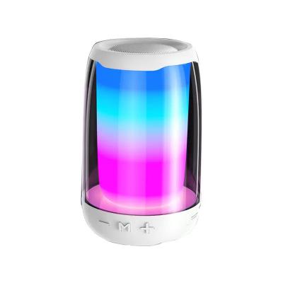 China Hot Selling Pluse4 Mini Portable Outdoor Wireless Bluetooth Phone Function Speaker With LED Lights Portable Bluetooth Speaker for sale